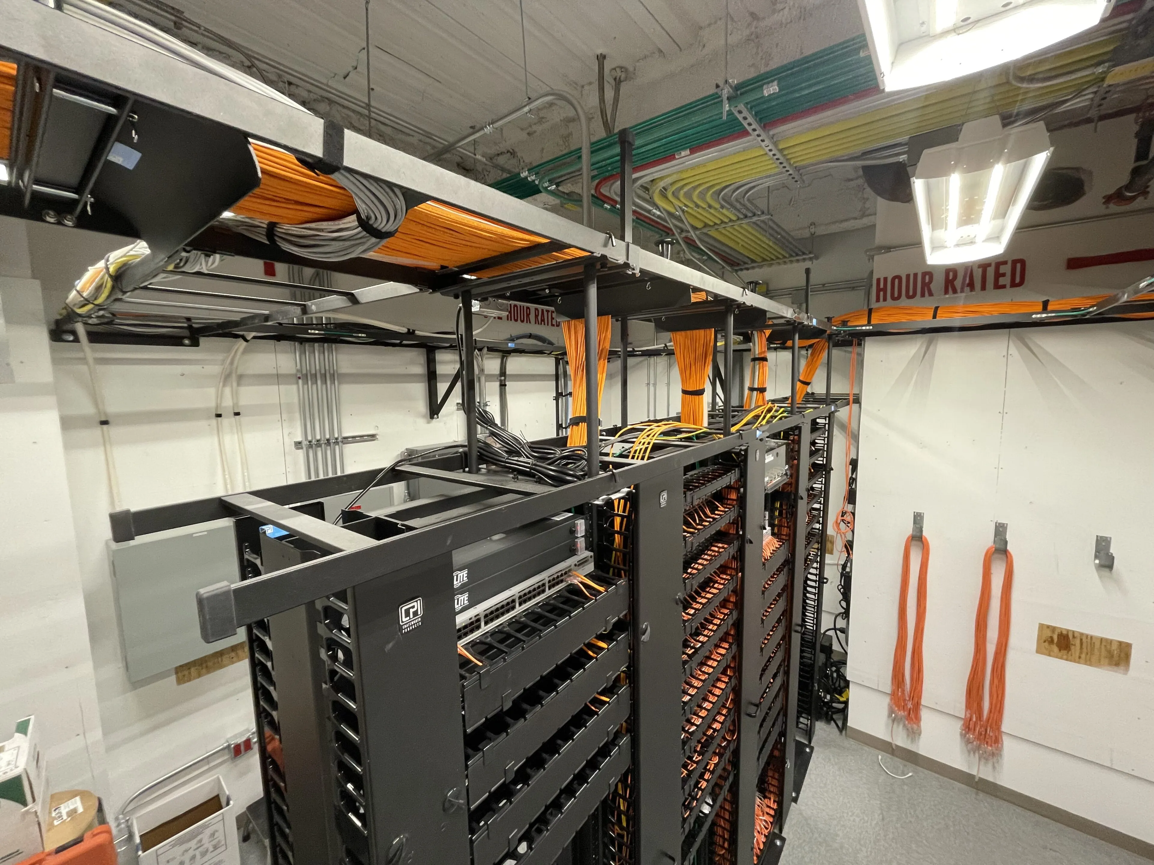 Telecomms data closet