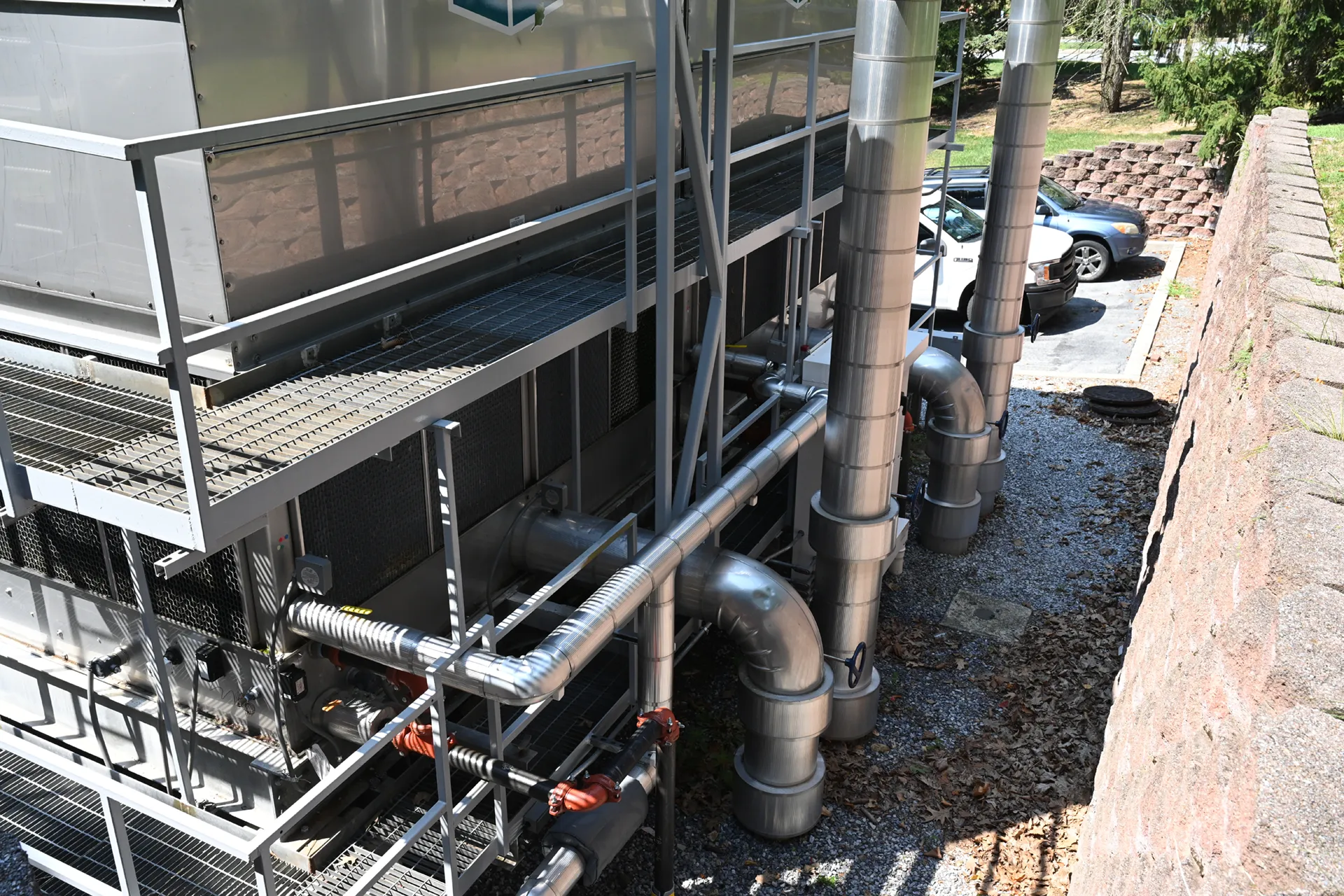 cooling tower rear view