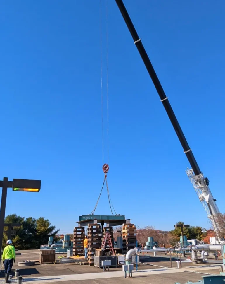 crane installation