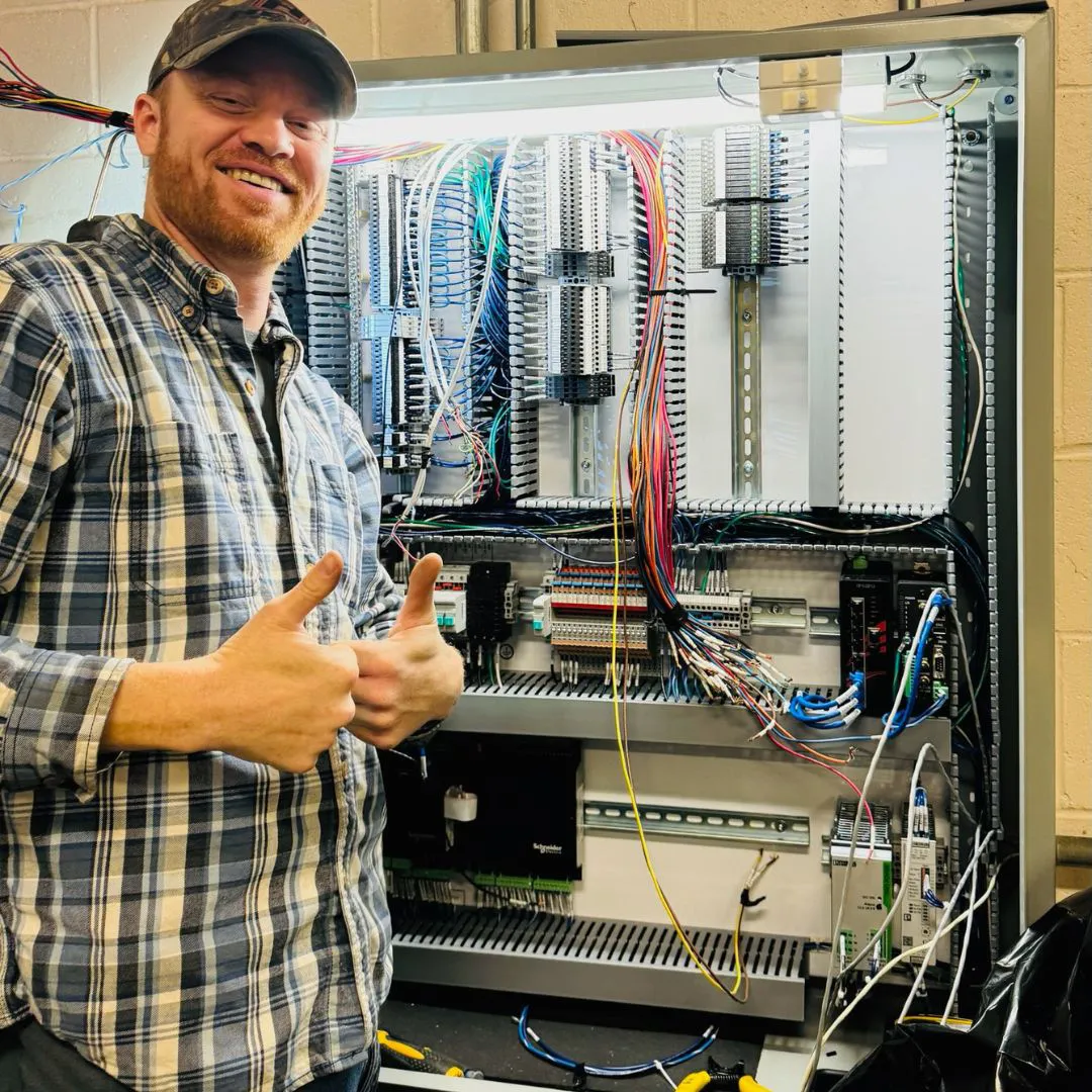 engineer and network panel wiring